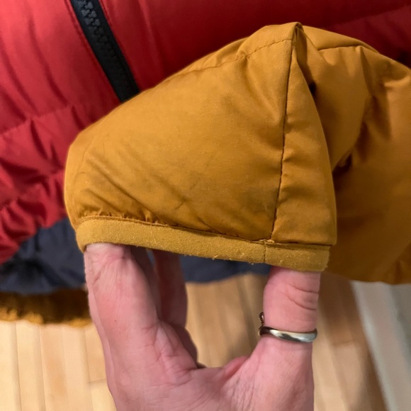 LL Bean Women's Down Hoodie Puffer Jacket Size
Large Colorblock - Picture 10 of 10